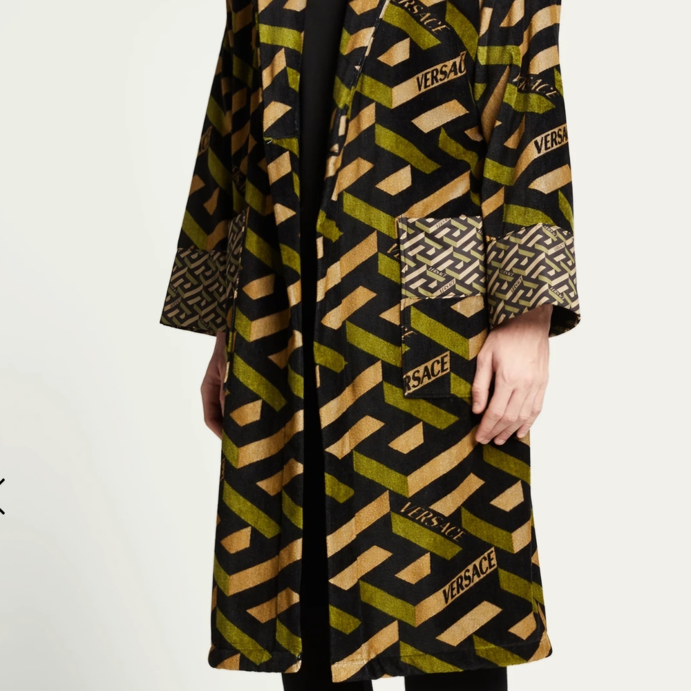 Versace Men's Greca Robe